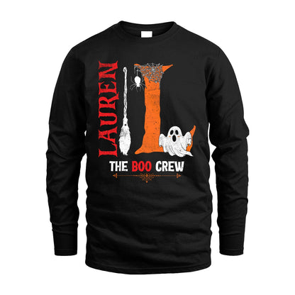 The Boo Crew Halloween With Your Name Shirt LAUREN M1-23