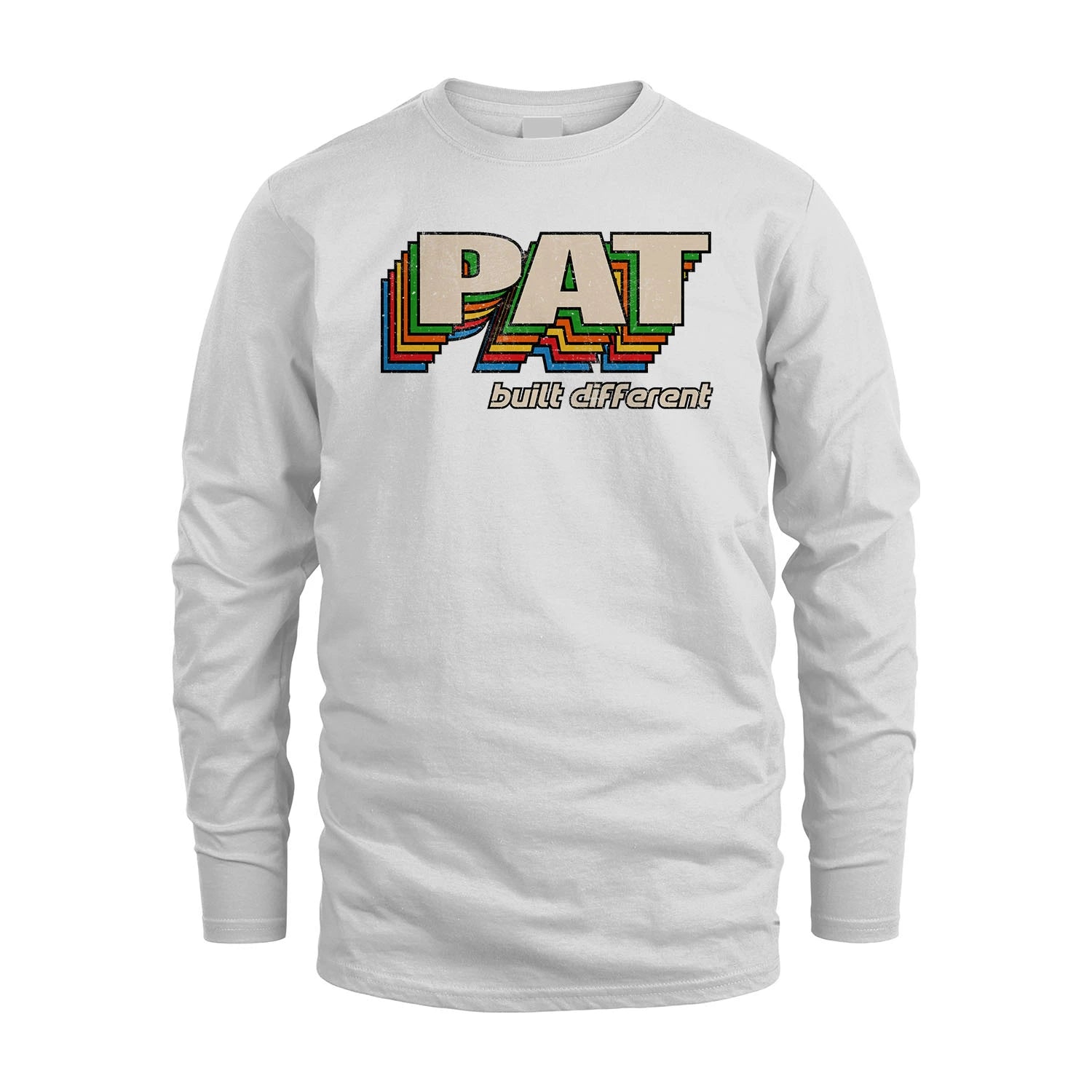Your Name Built Different Retro Shirt PAT M1-26
