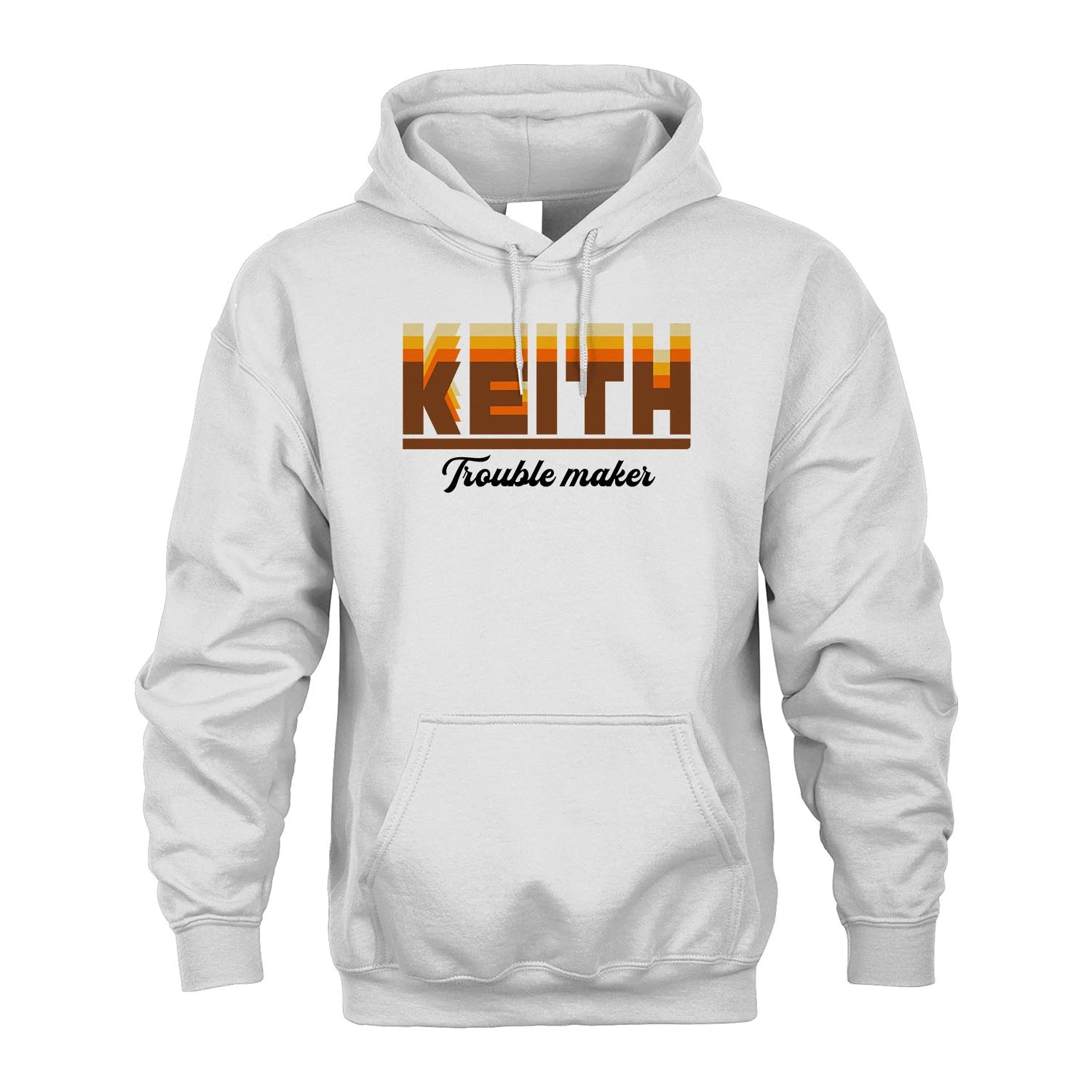 Your Name Trouble Maker Funny Shirt KEITH M1-34