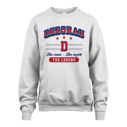 The Man The Myth The Legend With Your Name Shirt DEBORAH M1-35