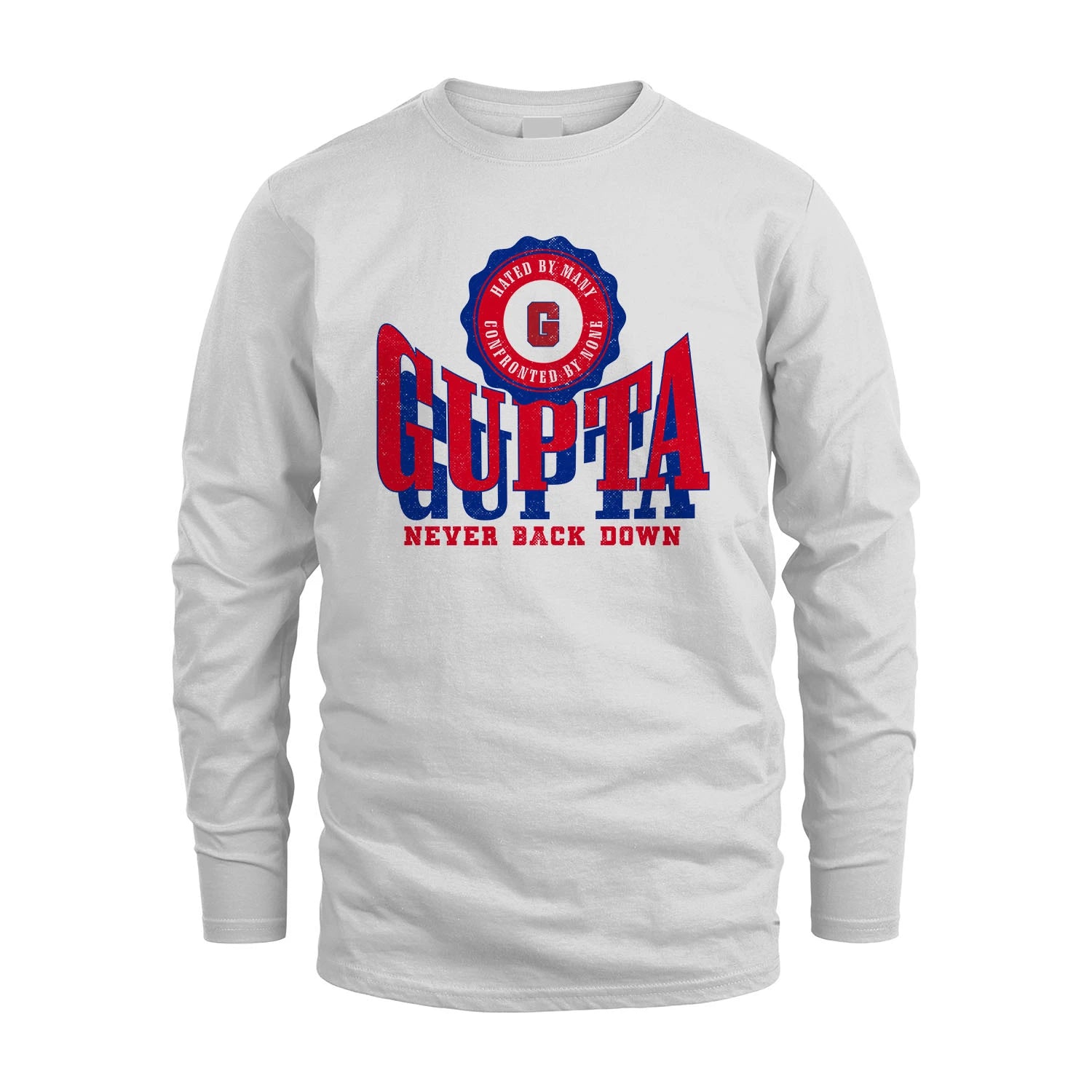 Your Name Never Back Down Shirt GUPTA M1-33
