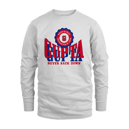 Your Name Never Back Down Shirt GUPTA M1-33
