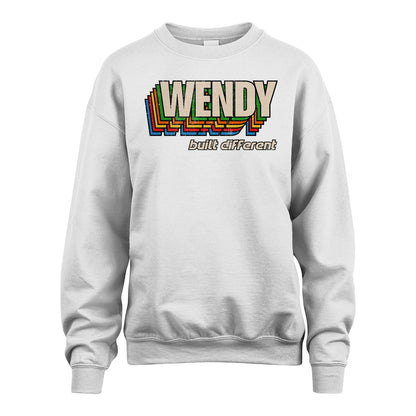 Your Name Built Different Retro Shirt WENDY M1-26