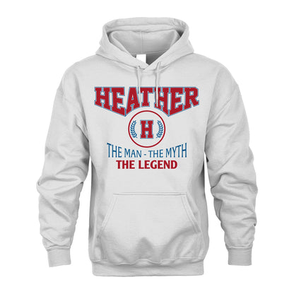 The Man The Myth The Legend Jet Style Shirt HEATHER M1-9