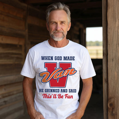 God Made Your Name Custom Shirt VAN M1-16