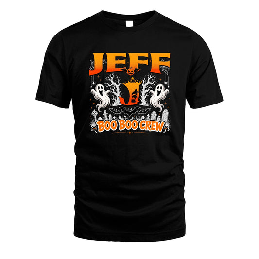 Boo Boo Crew Halloween Custom Name Shirt JEFF M1-28