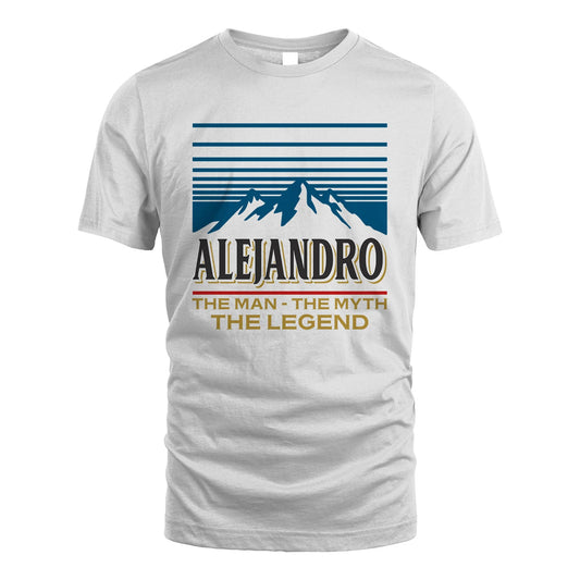 The Man The Myth The Legend Vintage Mountain Shirt ALEJANDRO M1-19