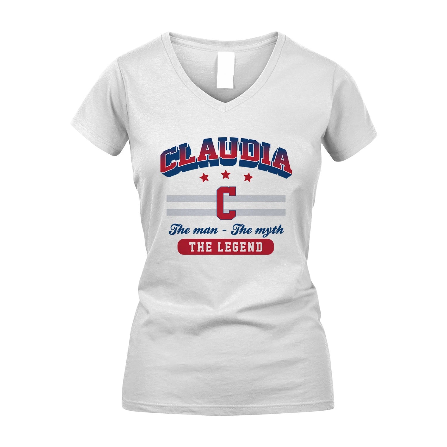 The Man The Myth The Legend With Your Name Shirt CLAUDIA M1-35