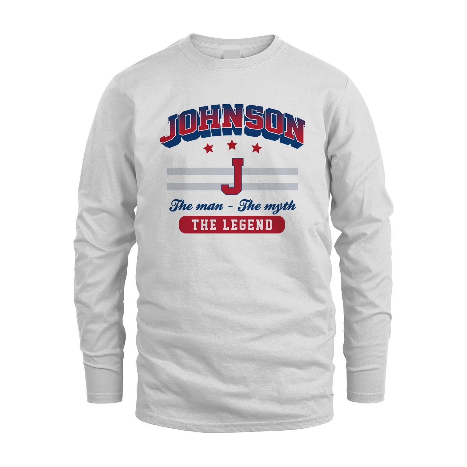 The Man The Myth The Legend With Your Name Shirt JOHNSON M1-35