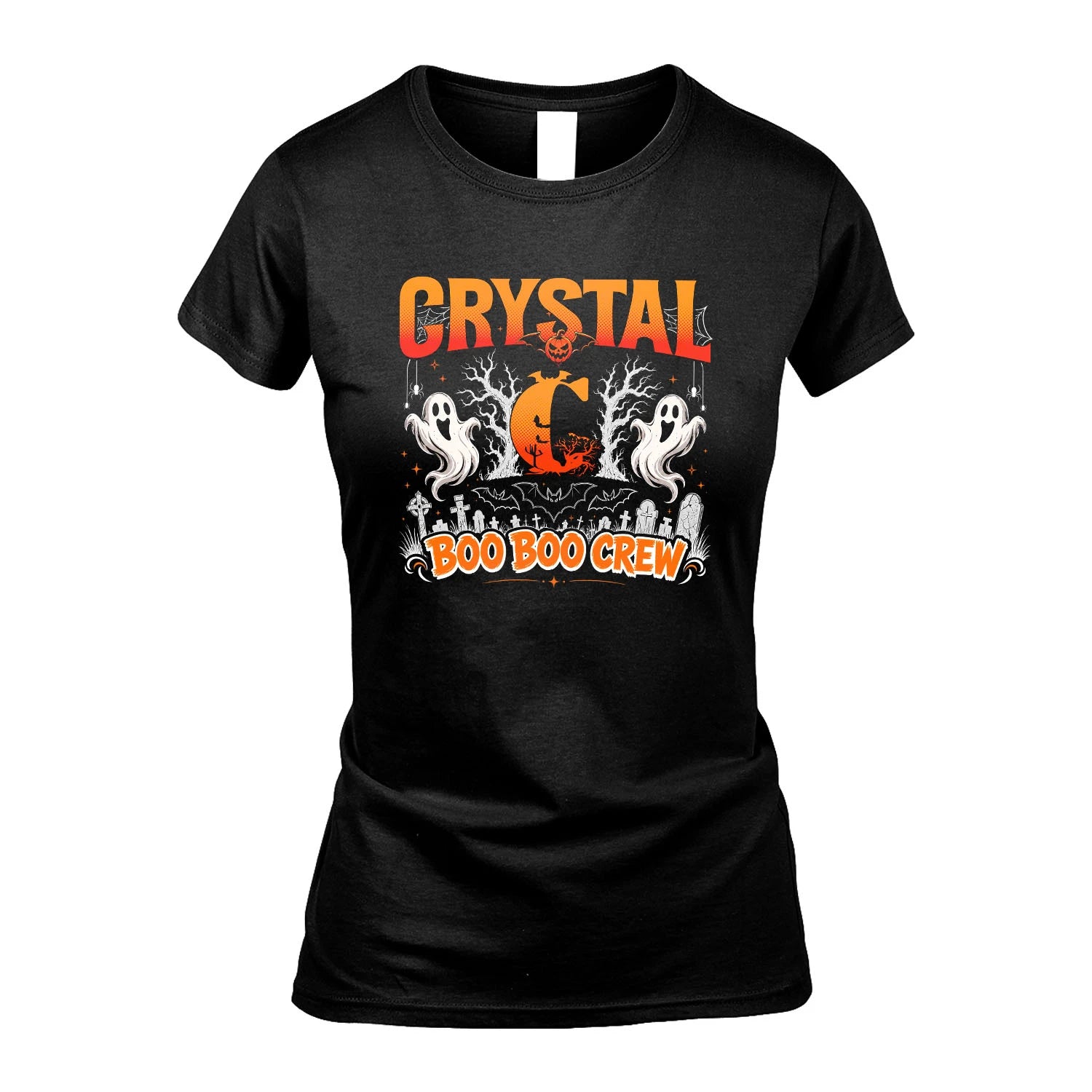 Boo Boo Crew Halloween Custom Name Shirt CRYSTAL M1-28
