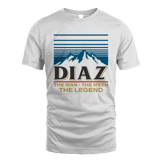 The Man The Myth The Legend Vintage Mountain Shirt DIAZ M1-19