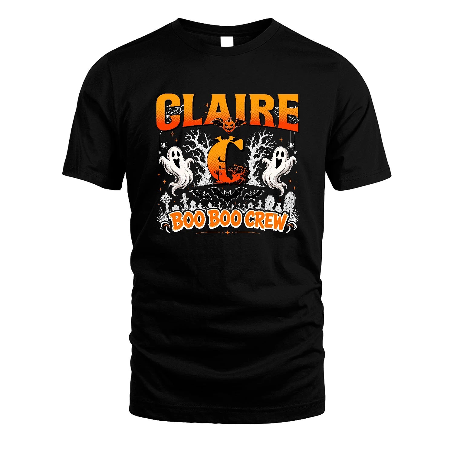 Boo Boo Crew Halloween Custom Name Shirt CLAIRE M1-28
