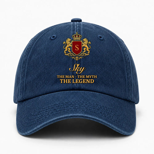 The Man The Myth The Legend Royal Blue Cap SKY 13K1 C49PF