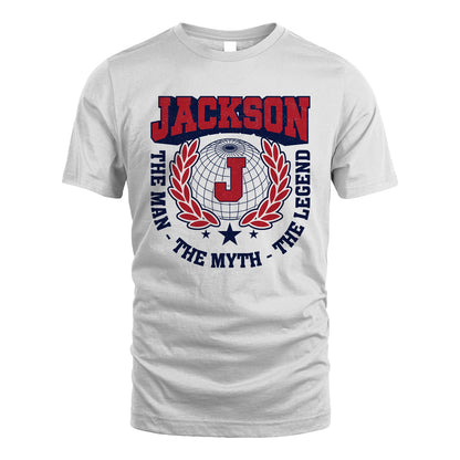 The Man The Myth The Legend Logo Shirt JACKSON M1-30