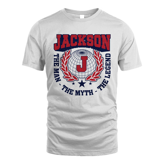 The Man The Myth The Legend Logo Shirt JACKSON M1-30