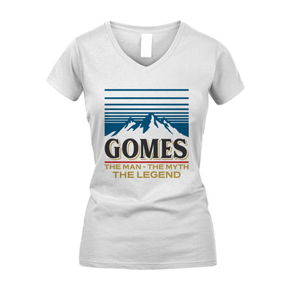 The Man The Myth The Legend Vintage Mountain Shirt GOMES M1-19