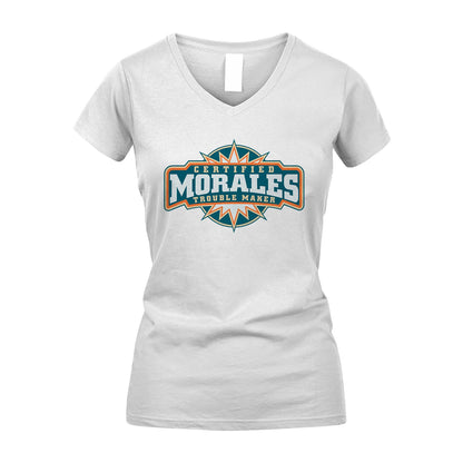 Certified Your Name Trouble Maker Shirt MORALES M1-36