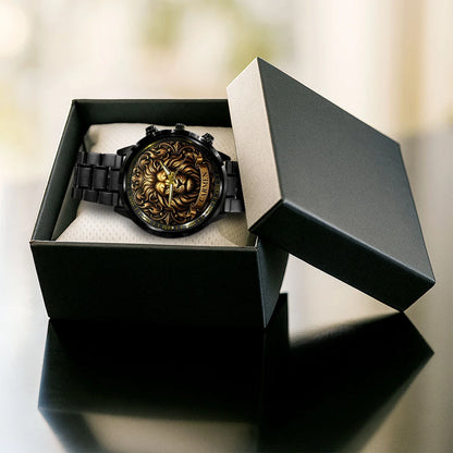 3D King Lion Head Watch CARMEN M1-W1