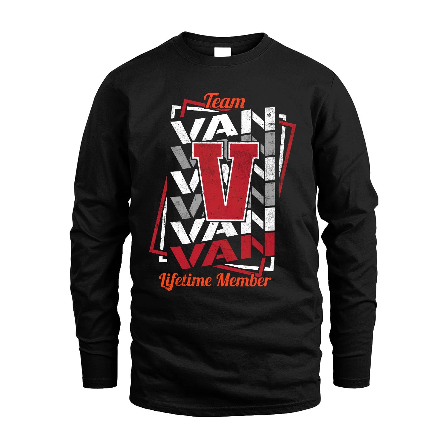 Team Your Name Lifetime Member Sporty Shirt VAN M1-25