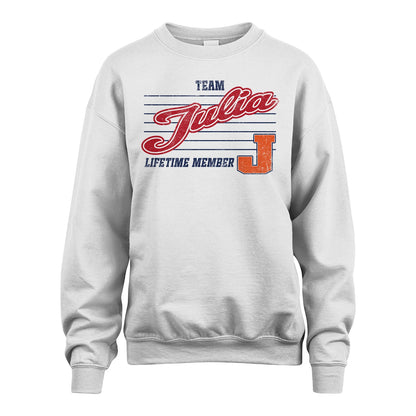 Team Your Name Lifetime Member Vintage Shirt JULIA M1-24