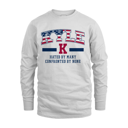 Hated By Many Confronted By None America Shirt KYLE M1-10