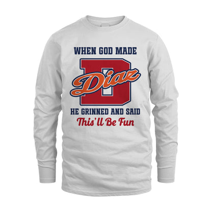 God Made Your Name Custom Shirt DIAZ M1-16