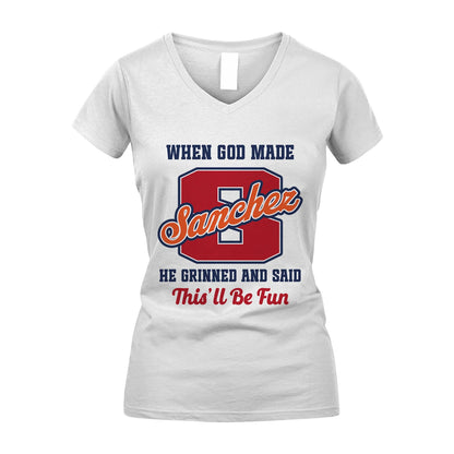 God Made Your Name Custom Shirt SANCHEZ M1-16