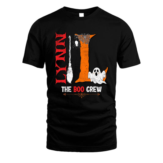 The Boo Crew Halloween With Your Name Shirt LYNN M1-23