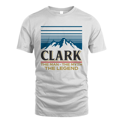 The Man The Myth The Legend Vintage Mountain Shirt CLARK M1-19
