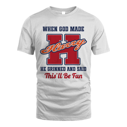 God Made Your Name Custom Shirt HARRY M1-16
