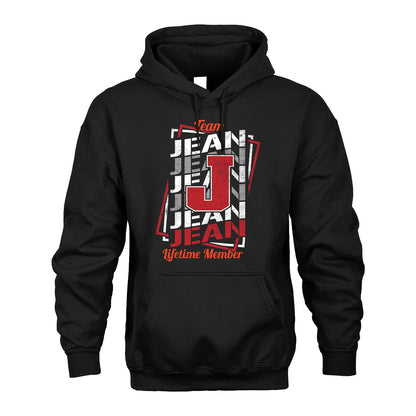 Team Your Name Lifetime Member Sporty Shirt JEAN M1-25