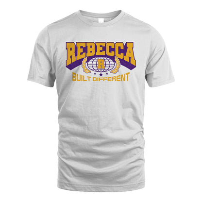 Your Name Built Different Sporty Shirt REBECCA M1-32