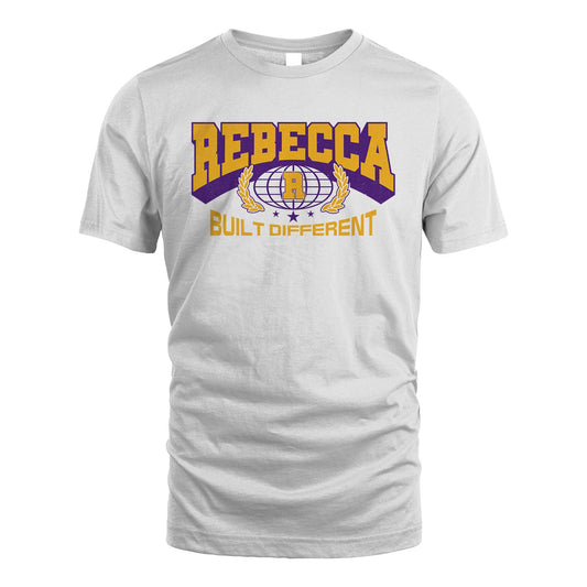 Your Name Built Different Sporty Shirt REBECCA M1-32
