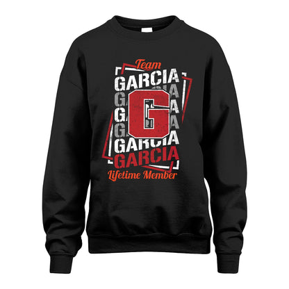 Team Your Name Lifetime Member Sporty Shirt GARCIA M1-25