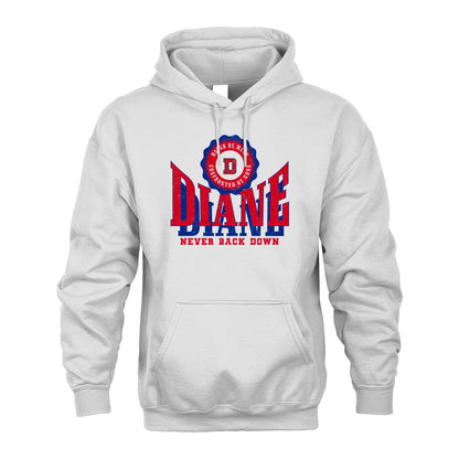 Your Name Never Back Down Shirt DIANE M1-33