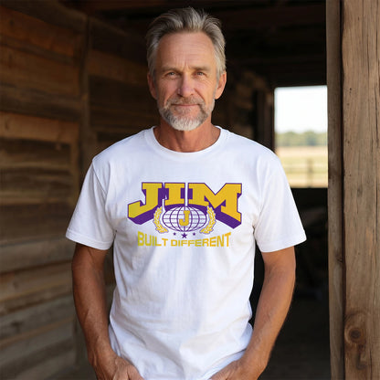 Your Name Built Different Sporty Shirt JIM M1-32