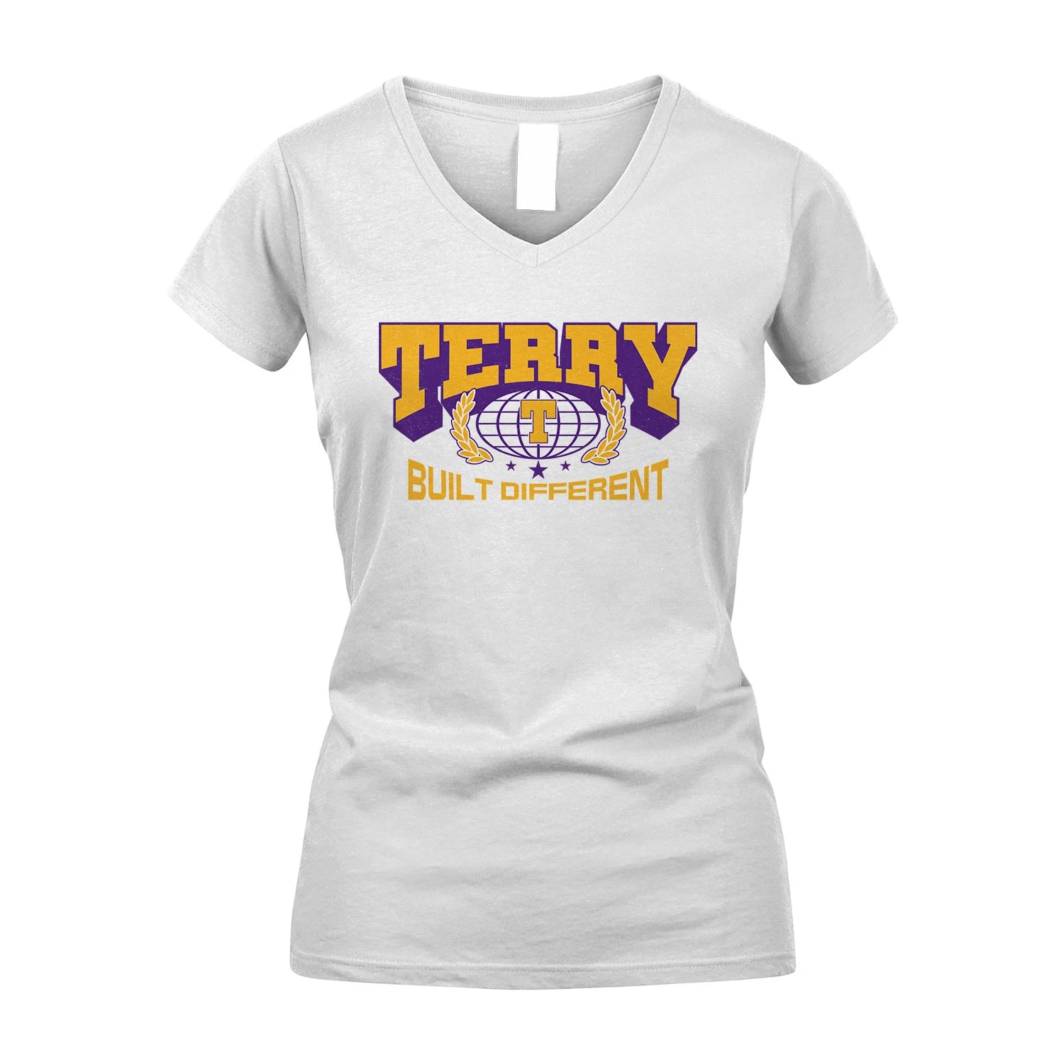 Your Name Built Different Sporty Shirt TERRY M1-32