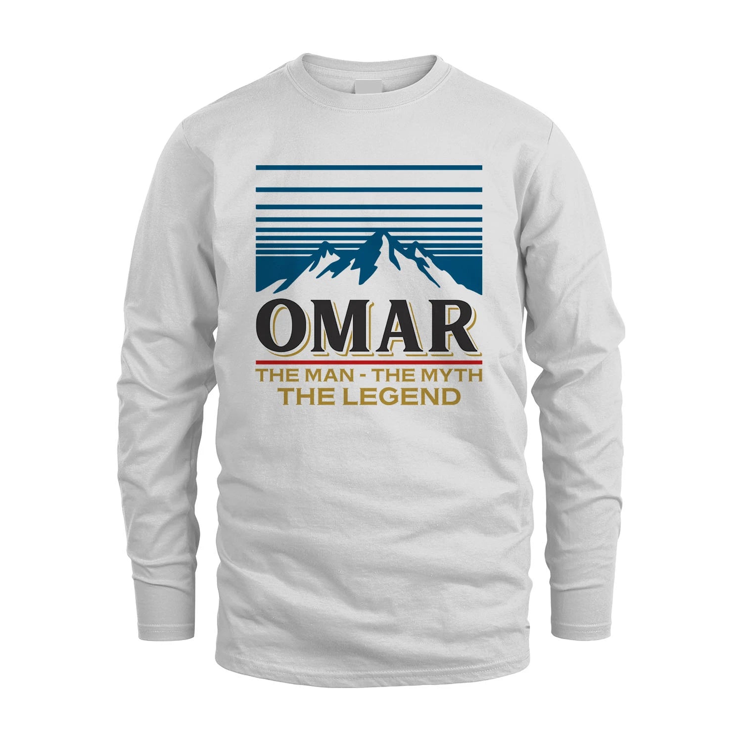 The Man The Myth The Legend Vintage Mountain Shirt OMAR M1-19
