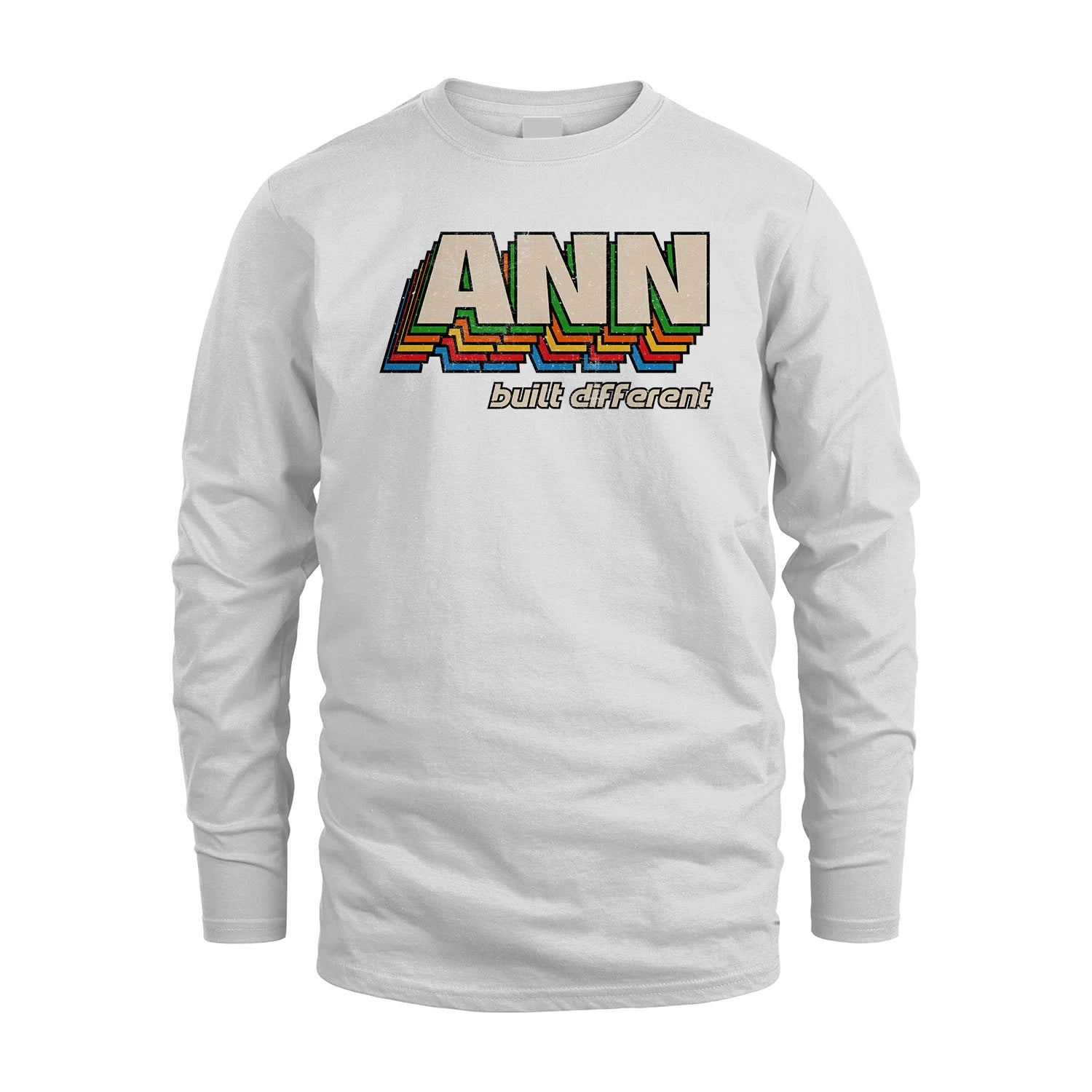 Your Name Built Different Retro Shirt ANN M1-26