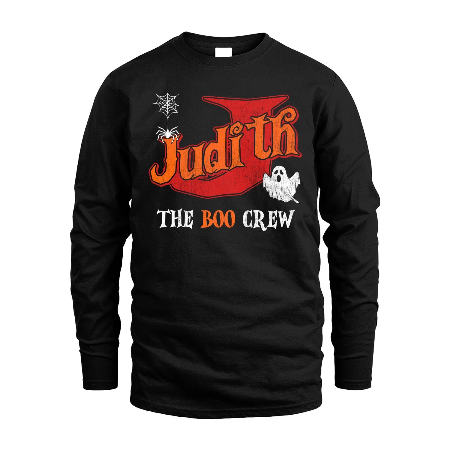 The Boo Crew Halloween Custom Name Shirt JUDITH M1-22