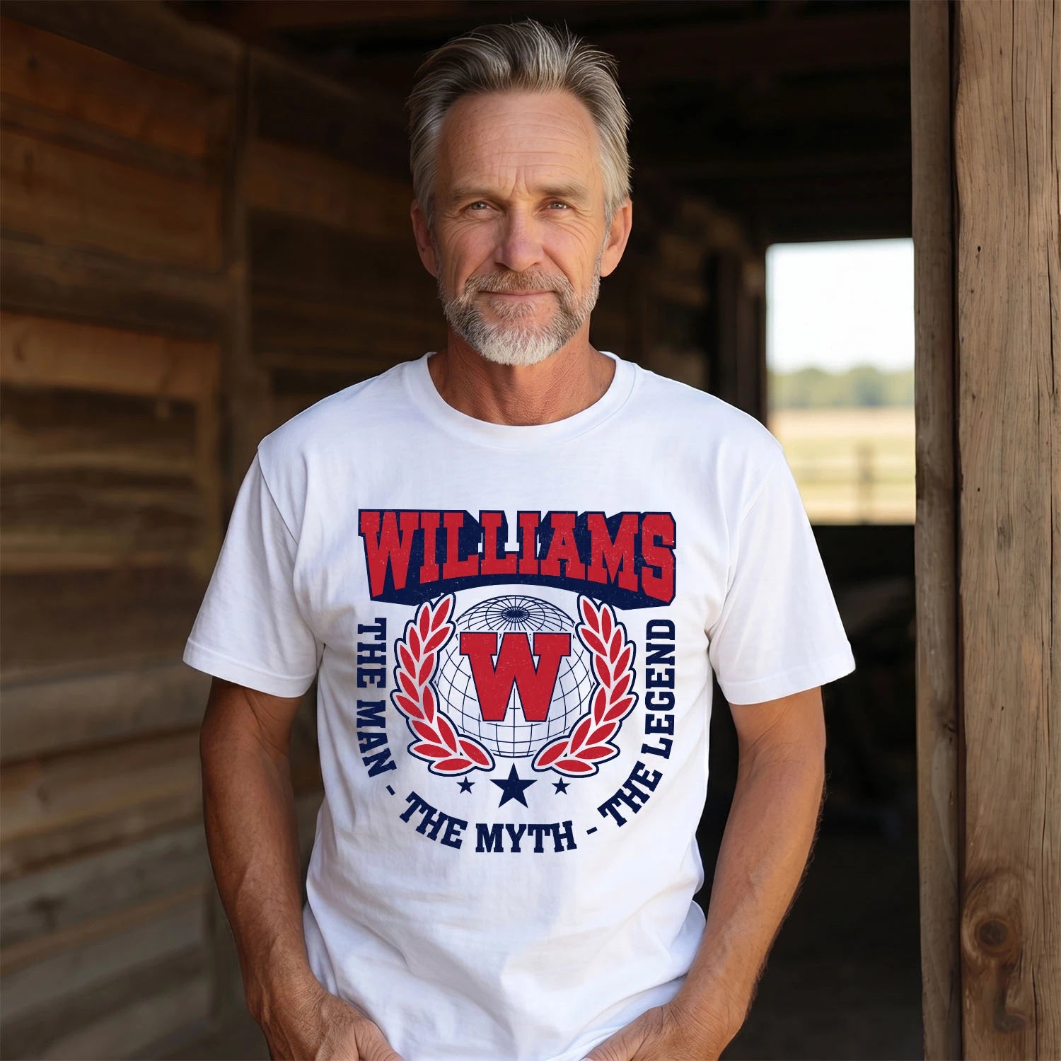 The Man The Myth The Legend Logo Shirt WILLIAMS M1-30