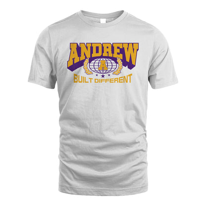 Your Name Built Different Sporty Shirt ANDREW M1-32