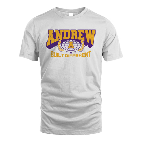 Your Name Built Different Sporty Shirt ANDREW M1-32