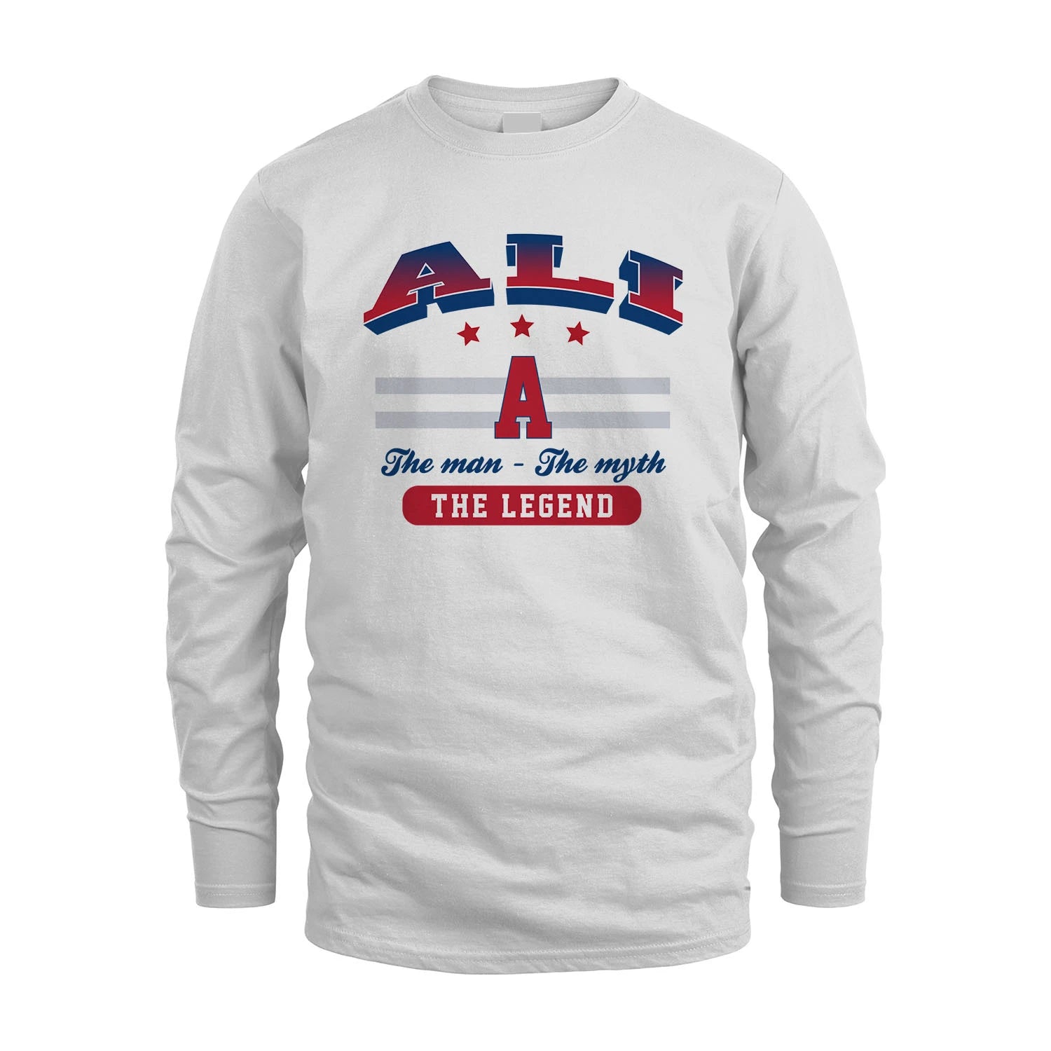 The Man The Myth The Legend With Your Name Shirt ALI M1-35
