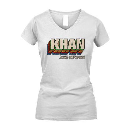 Your Name Built Different Retro Shirt KHAN M1-26