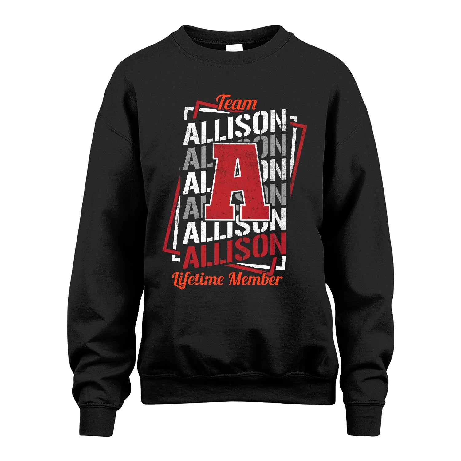 Team Your Name Lifetime Member Sporty Shirt ALLISON M1-25