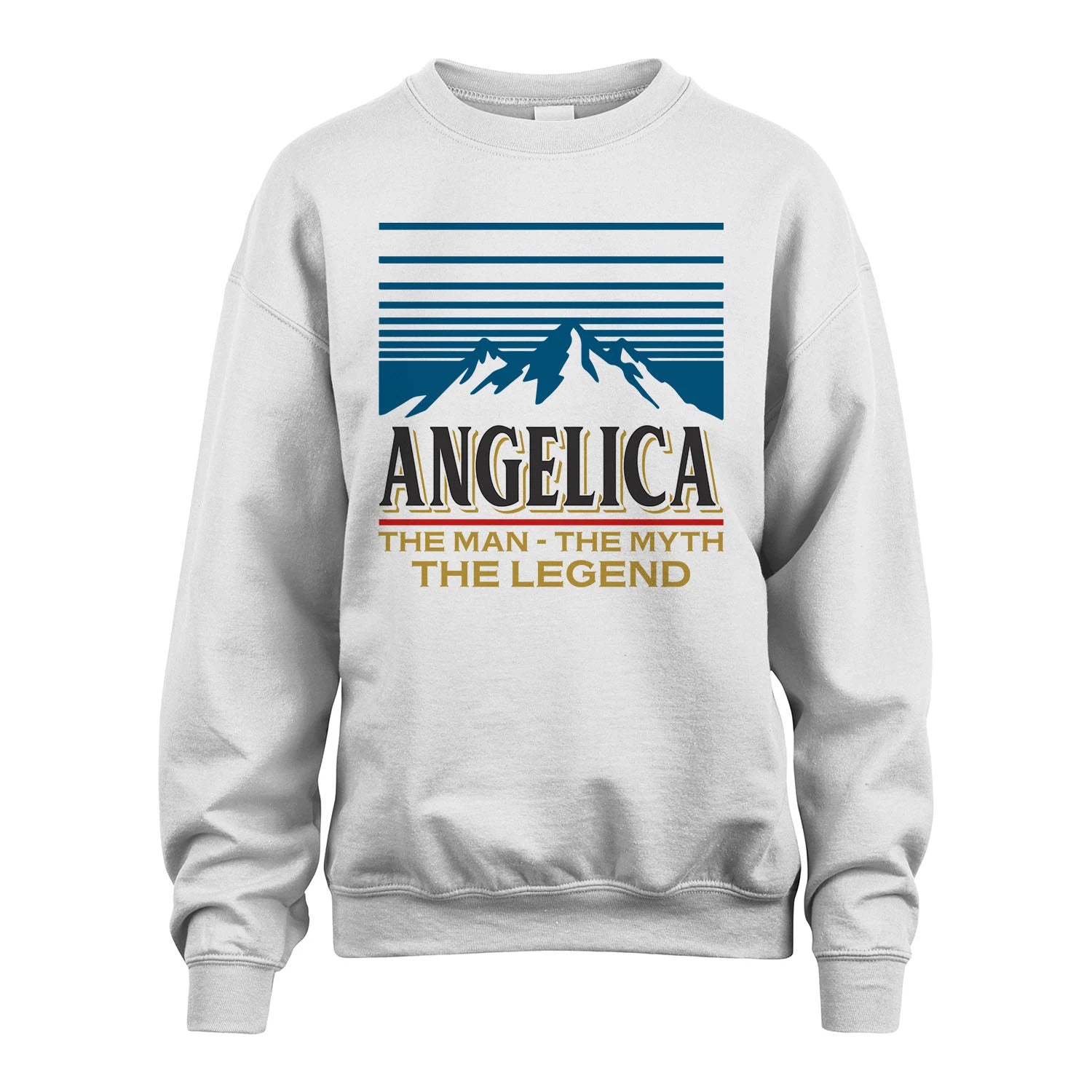 The Man The Myth The Legend Vintage Mountain Shirt ANGELICA M1-19