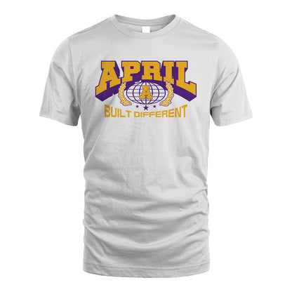 Your Name Built Different Sporty Shirt APRIL M1-32