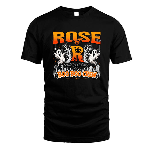 Boo Boo Crew Halloween Custom Name Shirt ROSE M1-28