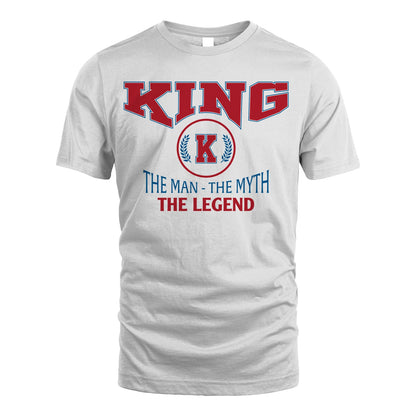 The Man The Myth The Legend Jet Style Shirt KING M1-9